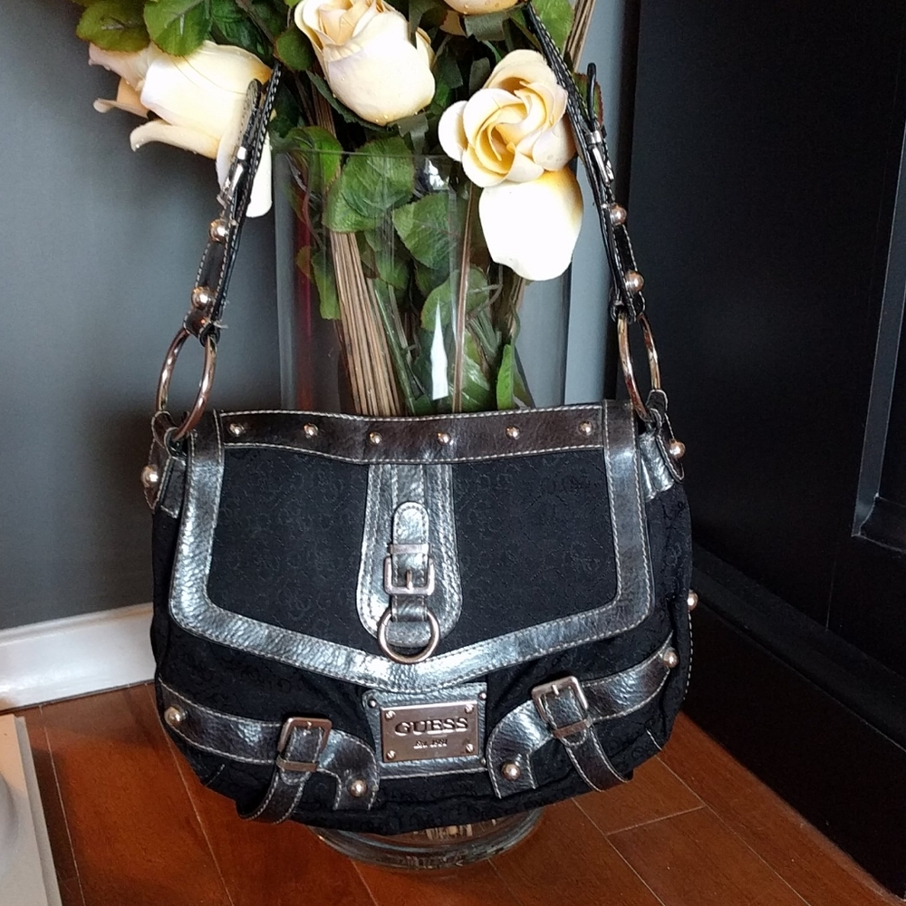 Guess black purse